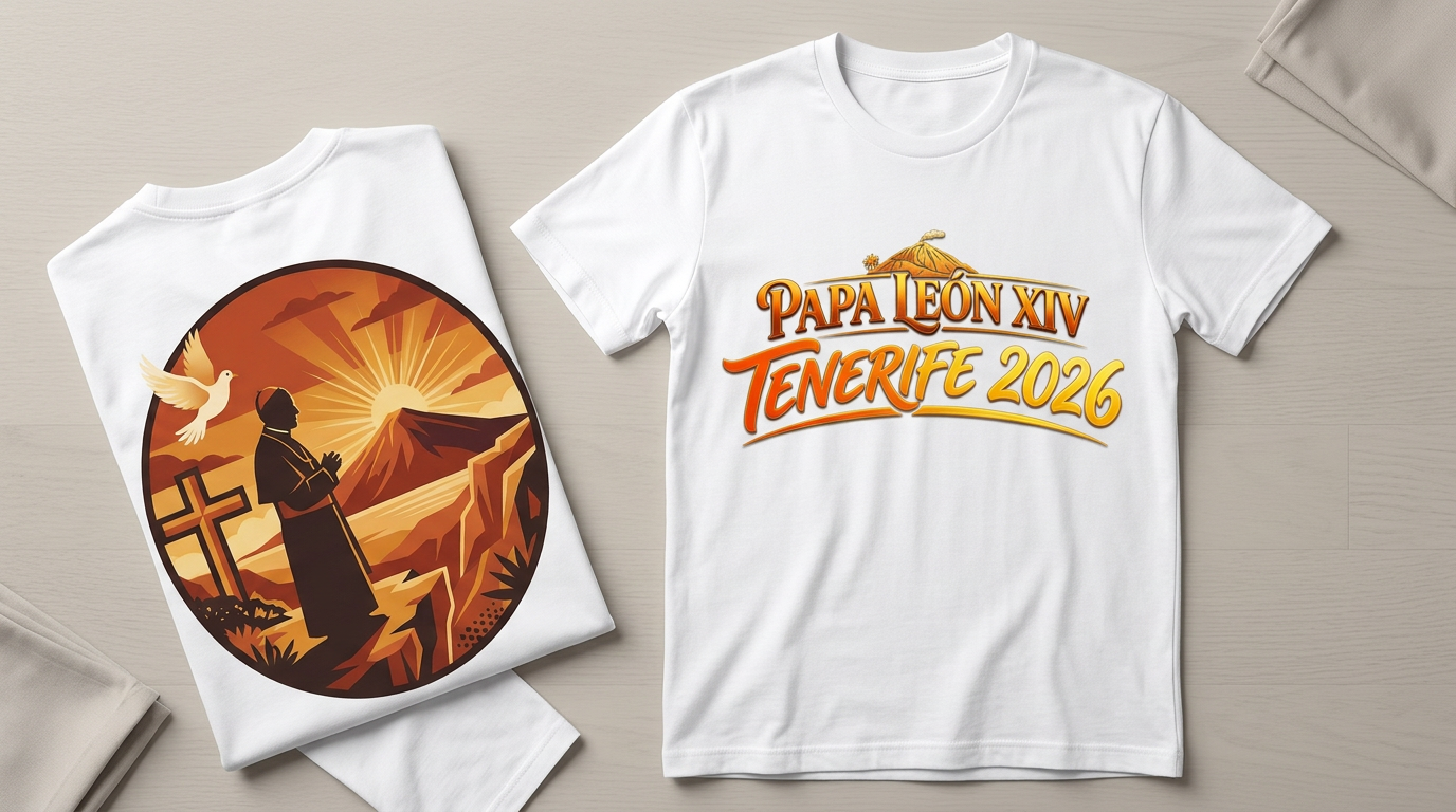 Camiseta Papa León XIV Tenerife 2026